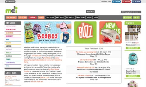 Wholesale homepage